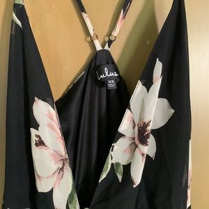 Lulus Floral Maxi Wrap Dress XS